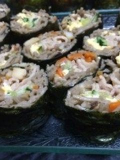 蕎麦海苔巻き寿司-レシピのメイン写真