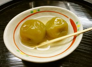 梅酒の梅を使って…梅のシロップ煮(煮梅)-レシピのメイン写真