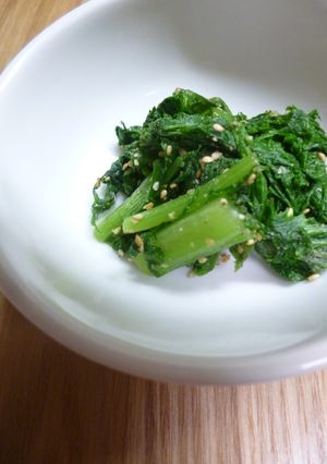 ダシダで・からし菜のナムル-レシピのメイン写真