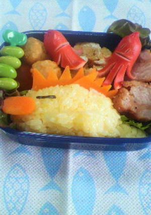 キャラ弁＊明日の天気は？そらジロー-レシピのメイン写真