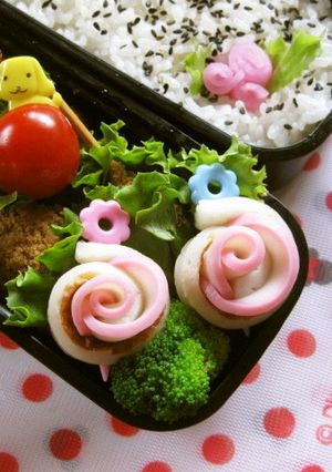 お弁当にちくわとカマボコdeくるくる～♪-レシピのメイン写真