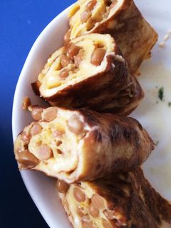 丸いフライパンで!納豆卵焼きNEO-レシピのメイン写真