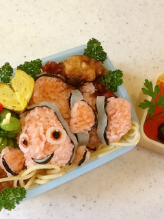 ファインディングニモのニモのキャラ弁♪-レシピのメイン写真