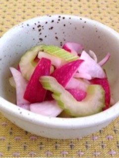 セロリと根菜の浅漬け-レシピのメイン写真