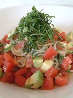 アボカドとトマトの冷製パスタ-レシピのメイン写真