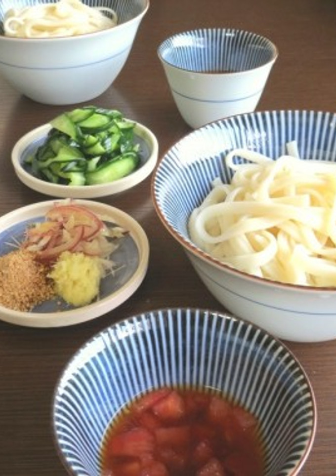 トマトだれの冷やしうどん-レシピのメイン写真