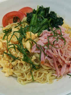 インスタント麺(醤油味)で冷やし中華風-レシピのメイン写真