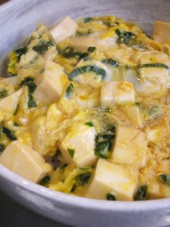 絹ごし豆腐の簡単ふわとろたまご丼-レシピのメイン写真