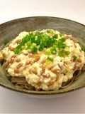 オリーブオイル納豆豆腐そば