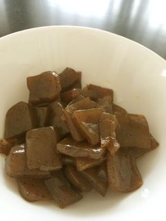ささっと簡単!こんにゃく甘辛煮-レシピのメイン写真