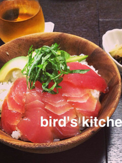 まぐろアボカド丼~三つ葉とミョウガご飯~-レシピのメイン写真