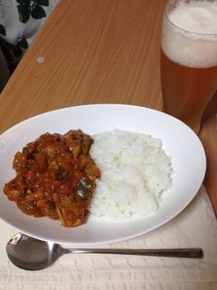 夏を乗り切るトマトチキンカレー!-レシピのメイン写真