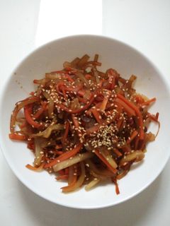 大根と人参のキンピラ-レシピのメイン写真