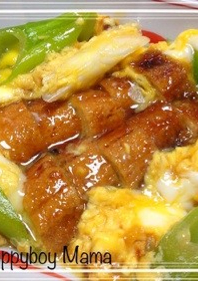 ひと手間10分！サンマの蒲焼の卵とじ丼♡-レシピのメイン写真