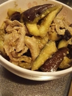 ナスと豚肉のピーナッツ味噌炒め-レシピのメイン写真