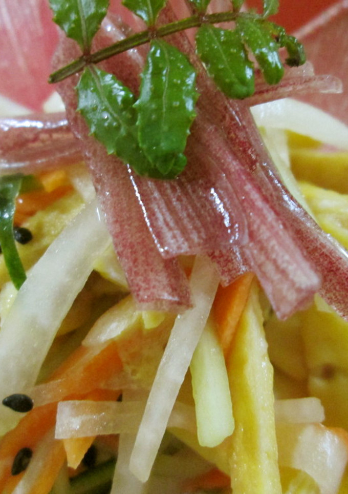 少しの野菜で作れる根野菜の五目和え-レシピのメイン写真