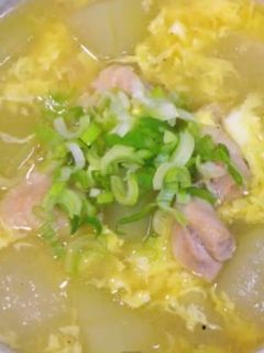 冬瓜と鶏もも肉の中華風とろとろスープ-レシピのメイン写真