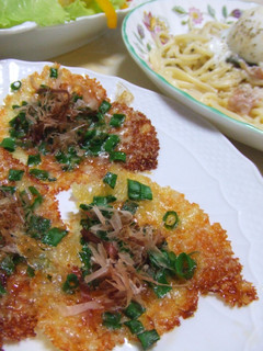 ねぎ消費★簡単ピザ風チーズお焼き-レシピのメイン写真