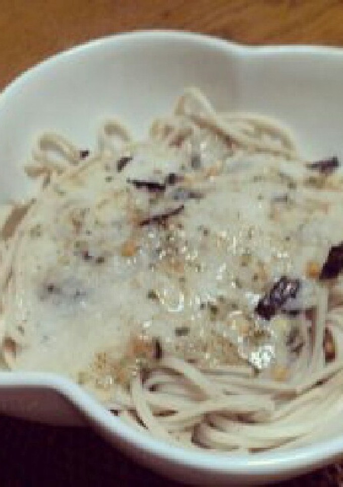 お茶漬けの素で☆冷やしとろろ蕎麦-レシピのメイン写真