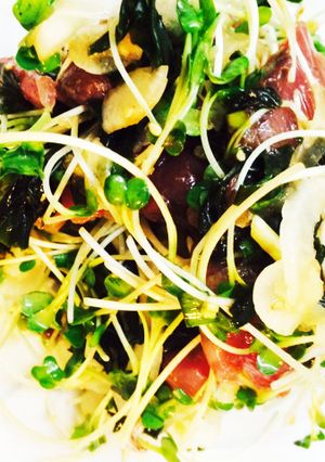 鰹のごまだれあえ-レシピのメイン写真