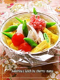 冷やし中華のお弁当-レシピのメイン写真