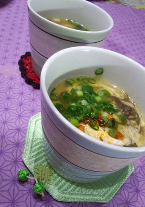 もずく酢とえのきで酸辣湯風スープ-レシピのメイン写真