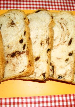 ★ＨＢで美味しい＊レーズンチョコパン＊♪-レシピのメイン写真