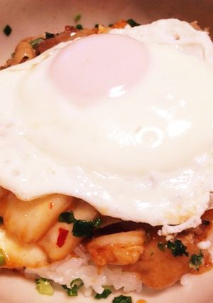 スタミナたっぷり！豚キムチ丼★-レシピのメイン写真