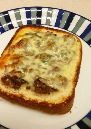焼き肉チーズトースト-レシピのメイン写真
