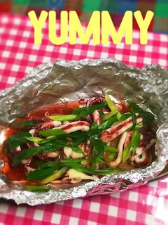 イカのホイル焼き-レシピのメイン写真