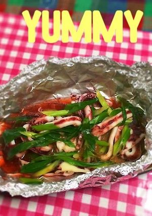 イカのホイル焼き-レシピのメイン写真
