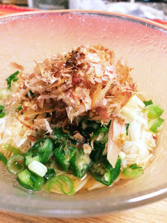 シンプル!ネバネバオクラそーめん!-レシピのメイン写真
