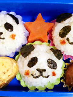 ☆キャラ弁☆パンダ!パンダ!パンダ!-レシピのメイン写真