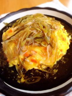 人参とほうれん草も天津飯!-レシピのメイン写真