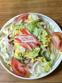 ☆彩り冷うどん☆-レシピのメイン写真