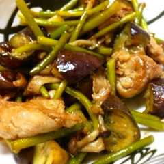 รูปของ ★茄子・ニンニクの芽・豚肉炒め★