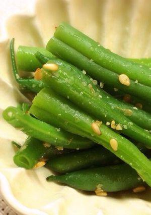 付け合わせに♪いんげんの胡麻和え-レシピのメイン写真