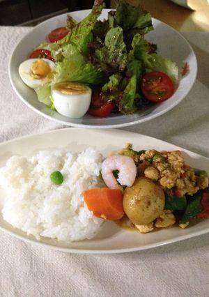 カレーライスにポン酢をかける-レシピのメイン写真