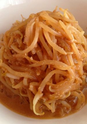 節約レシピ！もやしのごま味噌炒め-レシピのメイン写真
