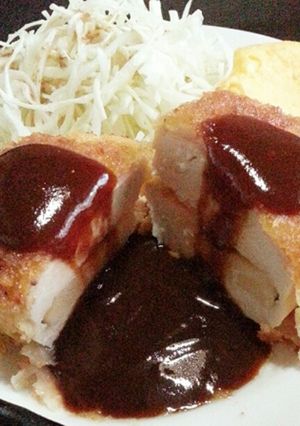 揚げないチキンカツ☆じゃがいも挟みVer-レシピのメイン写真