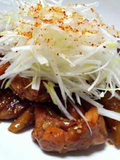 鶏肉とゴボウの照り煮炒め-レシピのメイン写真