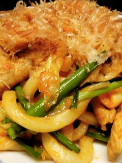 豚キムチ焼きうどん♪(焼肉のタレ味)-レシピのメイン写真