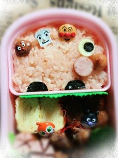 幼稚園のお弁当☆すすめ!アンパンマン号☆-レシピのメイン写真