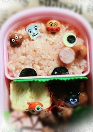 幼稚園のお弁当☆すすめ！アンパンマン号☆-レシピのメイン写真