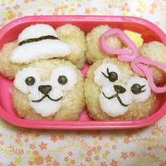 キャラ弁☆ダッフィー＆シェリーメイ☆-レシピのメイン写真