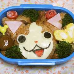 キャラ弁☆妖怪ウォッチ☆ジバニャン☆-レシピのメイン写真