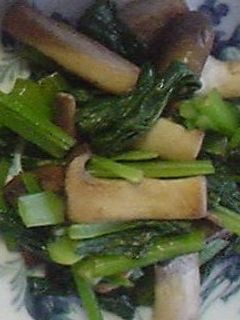 はなびし草のエリンギと小松菜の醤油炒め-レシピのメイン写真