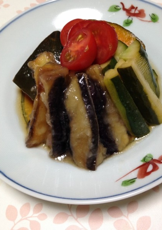 夏野菜の揚げ煮浸し-レシピのメイン写真