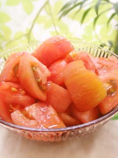 トマトの砂糖ポン酢-レシピのメイン写真