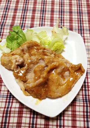 油なし!簡単トロトロにんにく生姜焼き♬-レシピのメイン写真